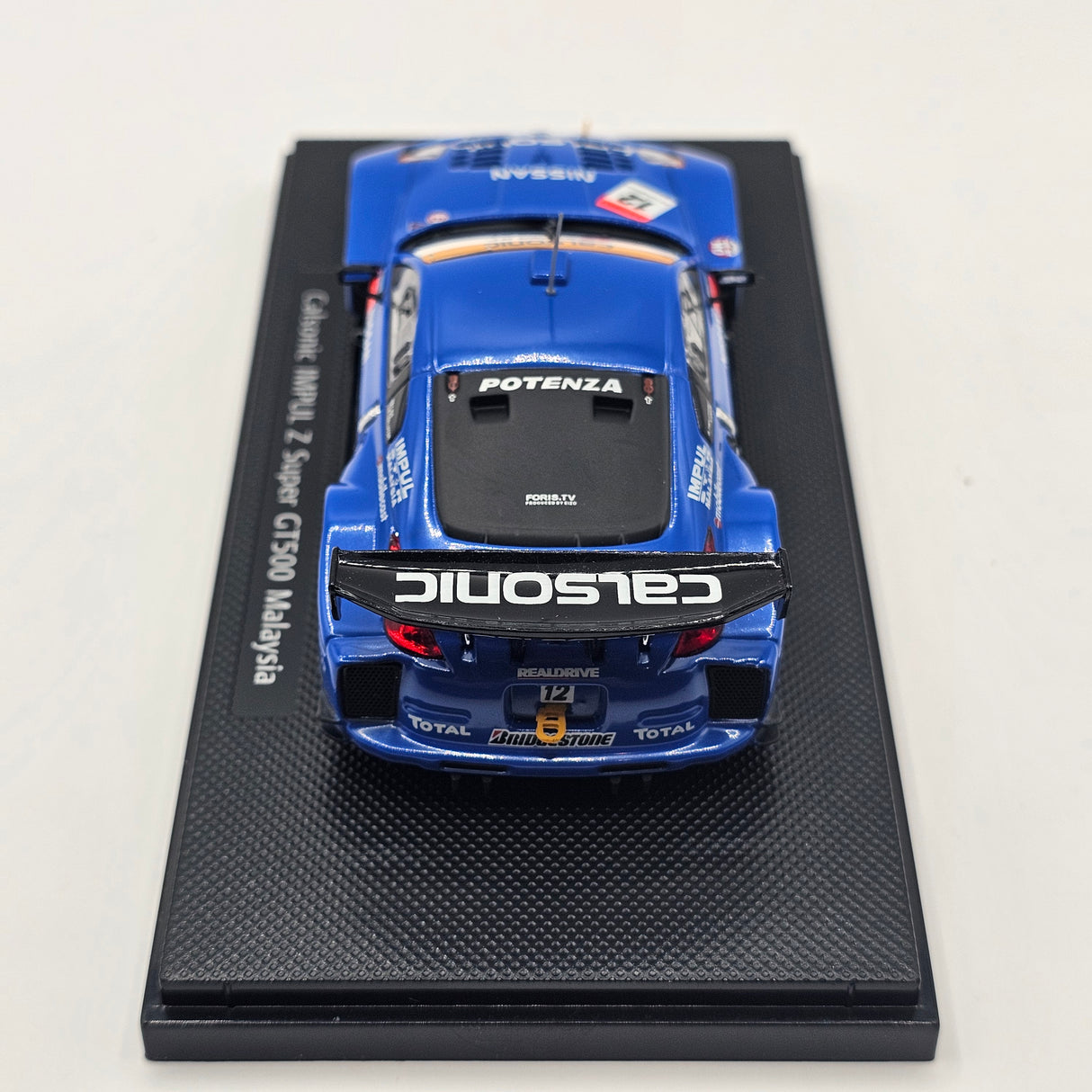 EBBRO Nissan Z #12 Calsonic Impul Super GT GT500 2005 Malaysia 1/43 Scale