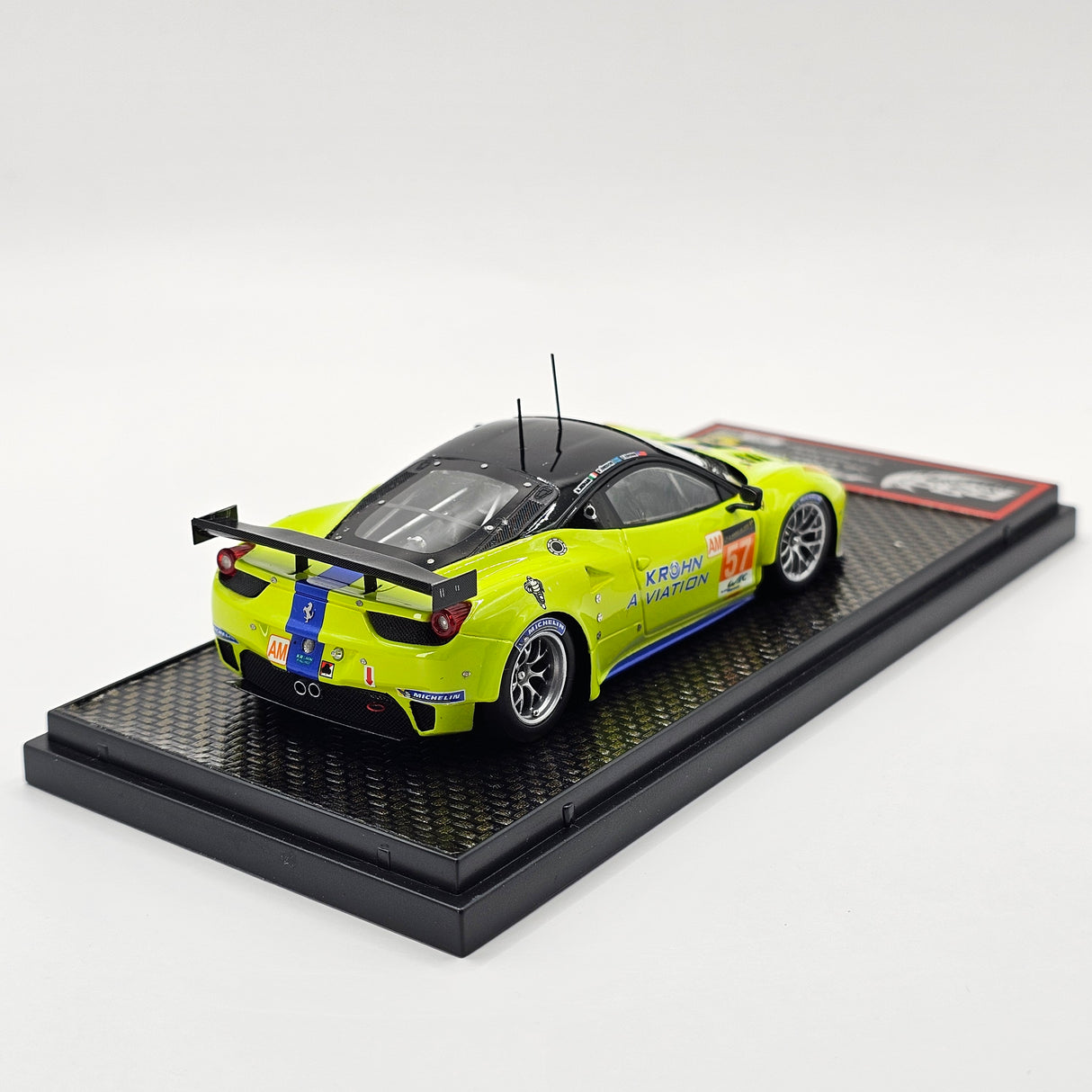 BBR Concept 43 Ferrari 458 Italia GT2 #57 Krohn Racing 24Hrs Le Mans 2013 1/43 Scale