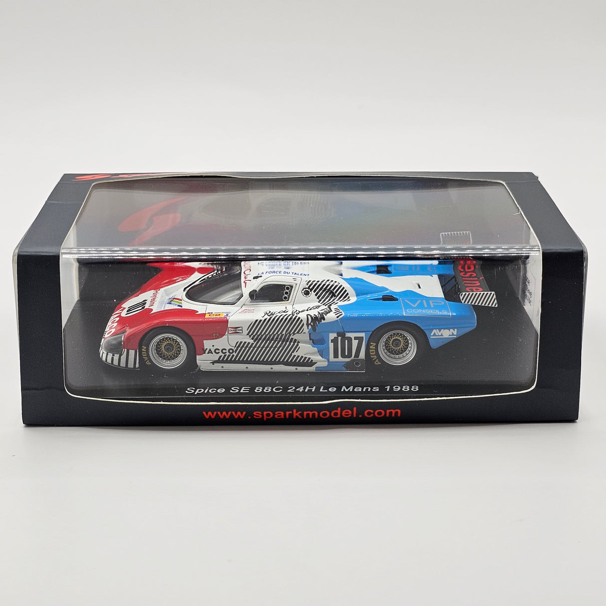 Spark Spice SE88C #107 Chamberlain Engineering 24Hrs Le Mans 1988 1/43 Scale