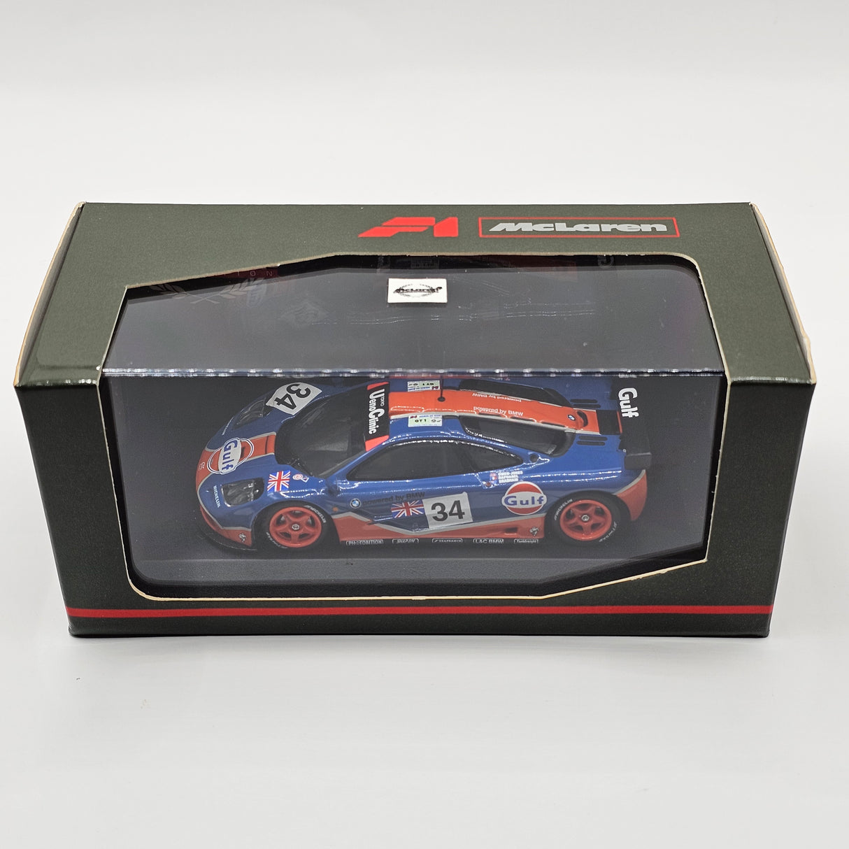 Minichamps McLaren F1 GTR #34 Gulf Racing 24Hrs Le Mans 1996 1/43 Scale