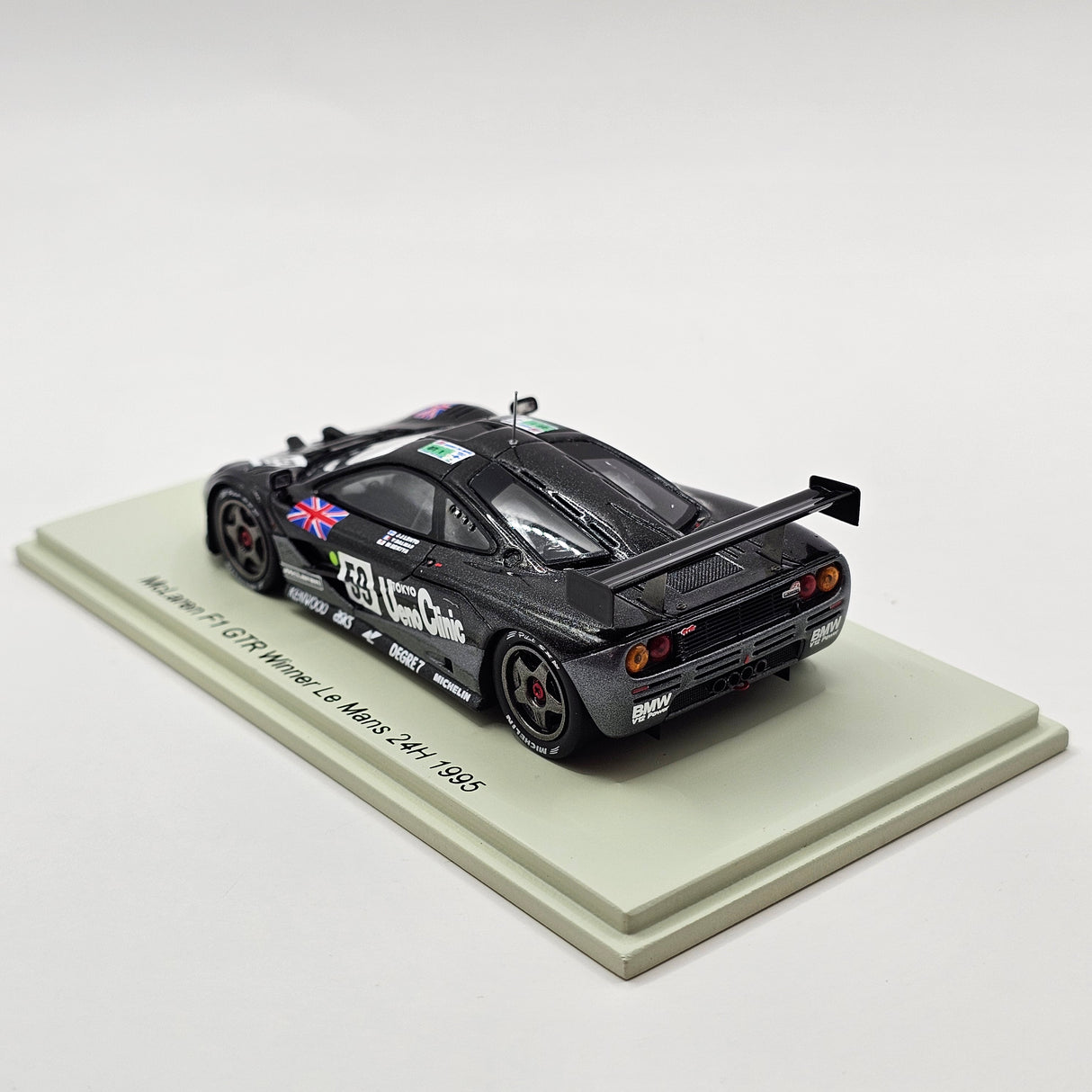 Spark McLaren F1 GTR #59 Kokusai Kaihatsu Racing 24Hrs Le Mans 1995 Winner 1/43 Scale