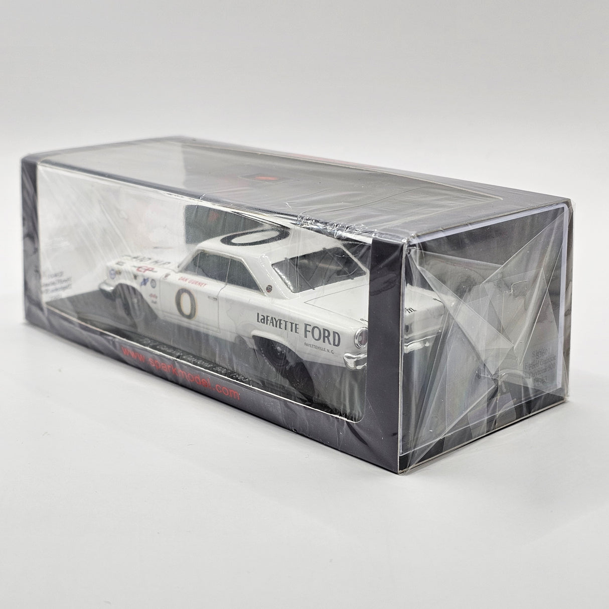 Spark Ford Galaxie #0 Holman-Moody Dan Gurney Daytona 500 1963 1/43 Scale S3601