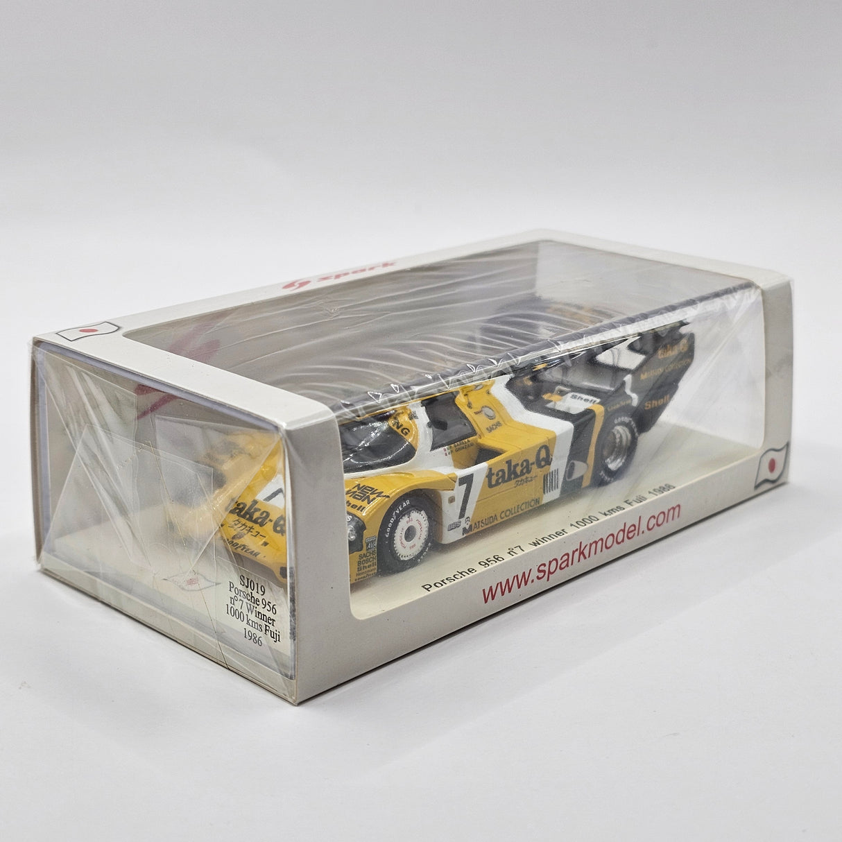 Spark Porsche 956B #7 Joest Racing Winner 1000KM Fuji 1986 1/43 Scale SJ019