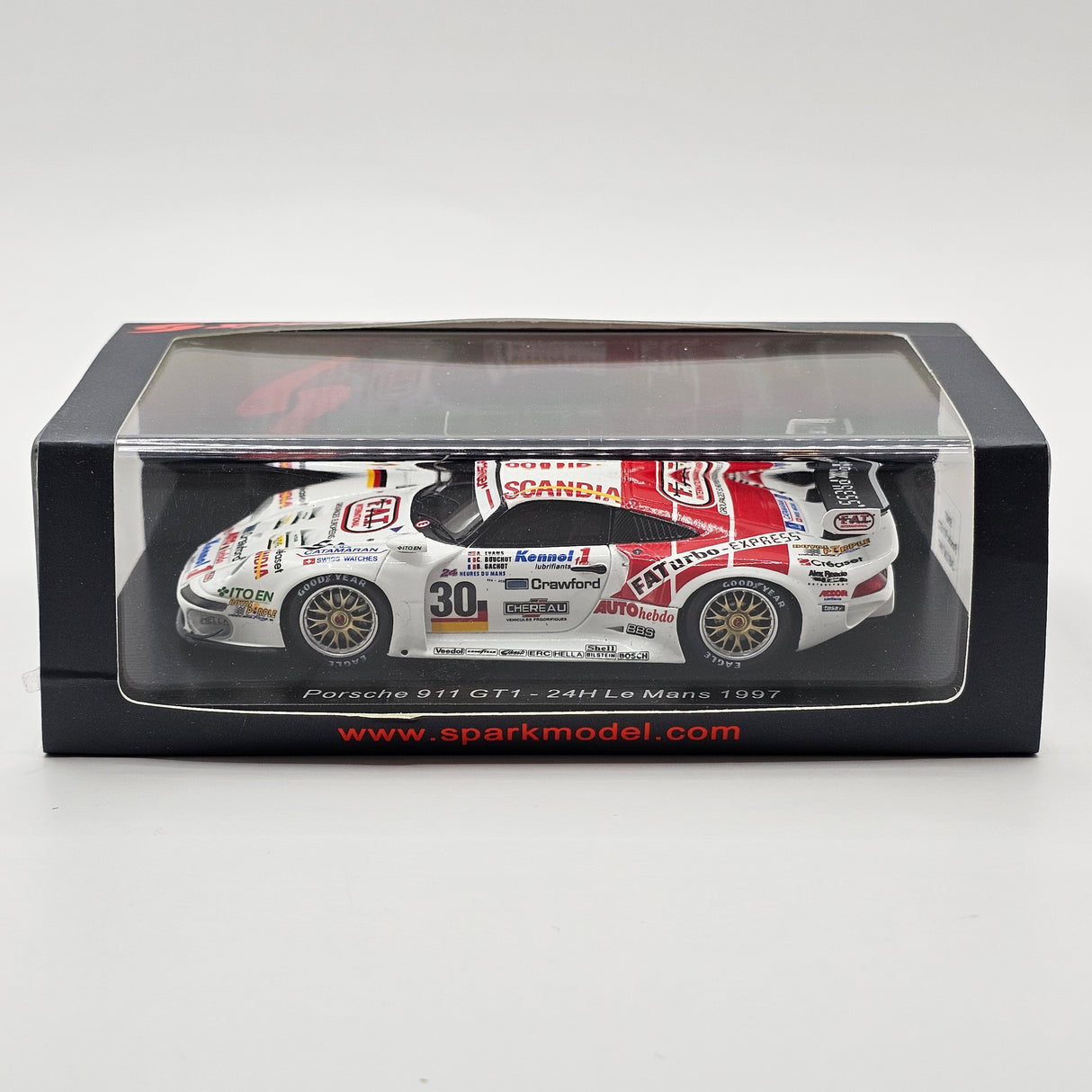 Spark Porsche 911 GT1 #30 Kremer Racing 24Hrs Le Mans 1997 1/43 Scale S5607