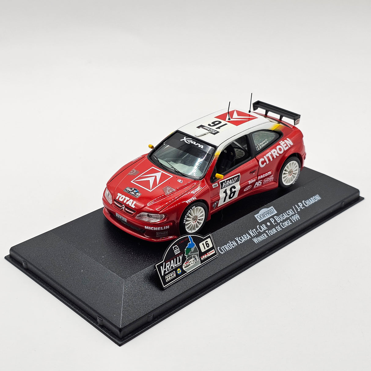 Vitesse Skid Citroen Xsara Kit Car #16 Winner Tour De Corse 1999 1/43 Scale
