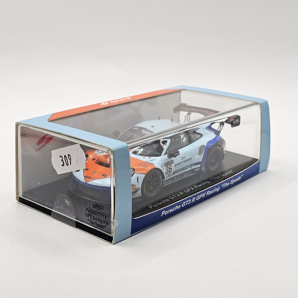 Spark Porsche 911 GT3 R #36 GPX Racing 2020 Coppa Florio Winner 1/43 Scale