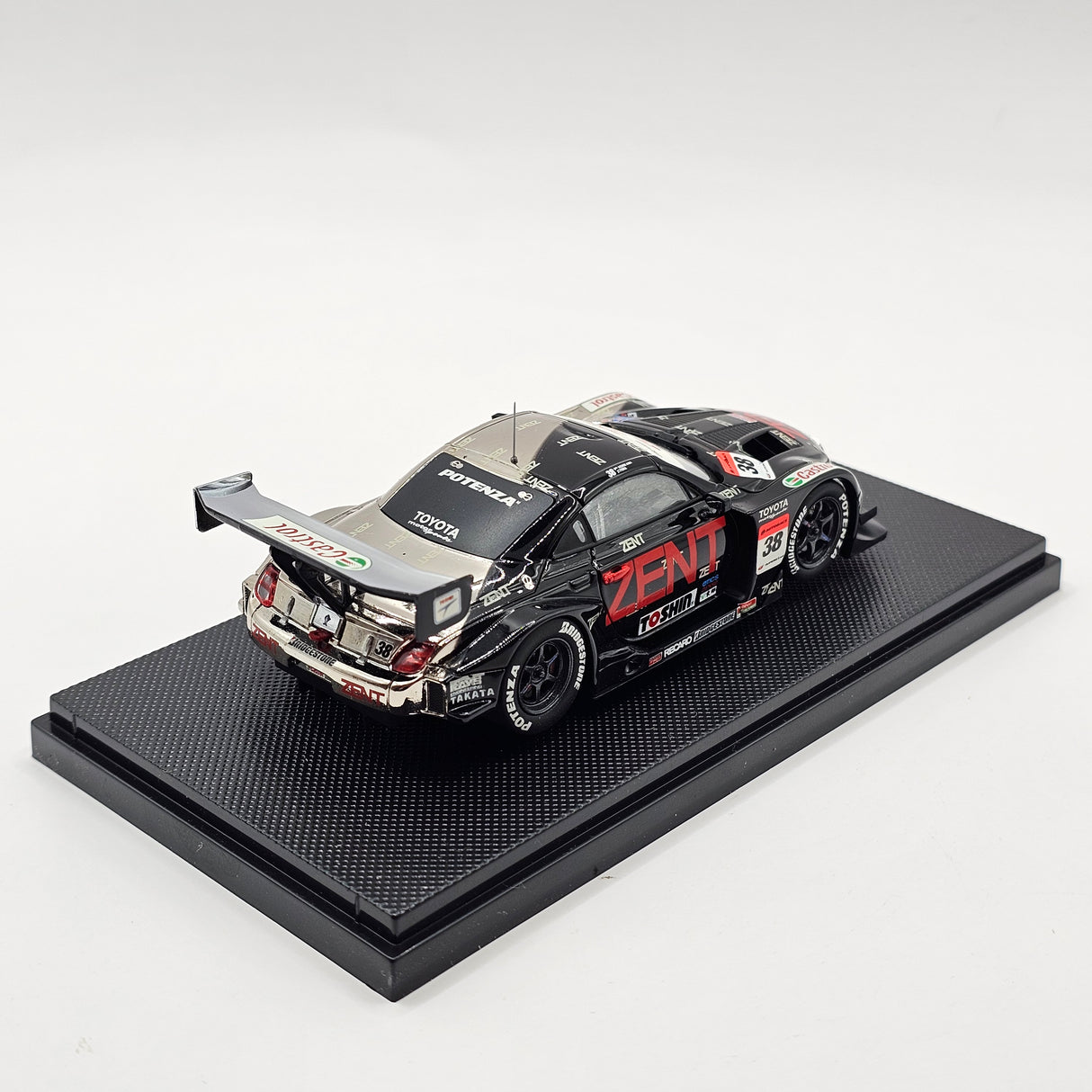 EBBRO Lexus SC430 #38 ZENT Toyota Team Cerumo Super GT GT500 2007 1/43 Scale