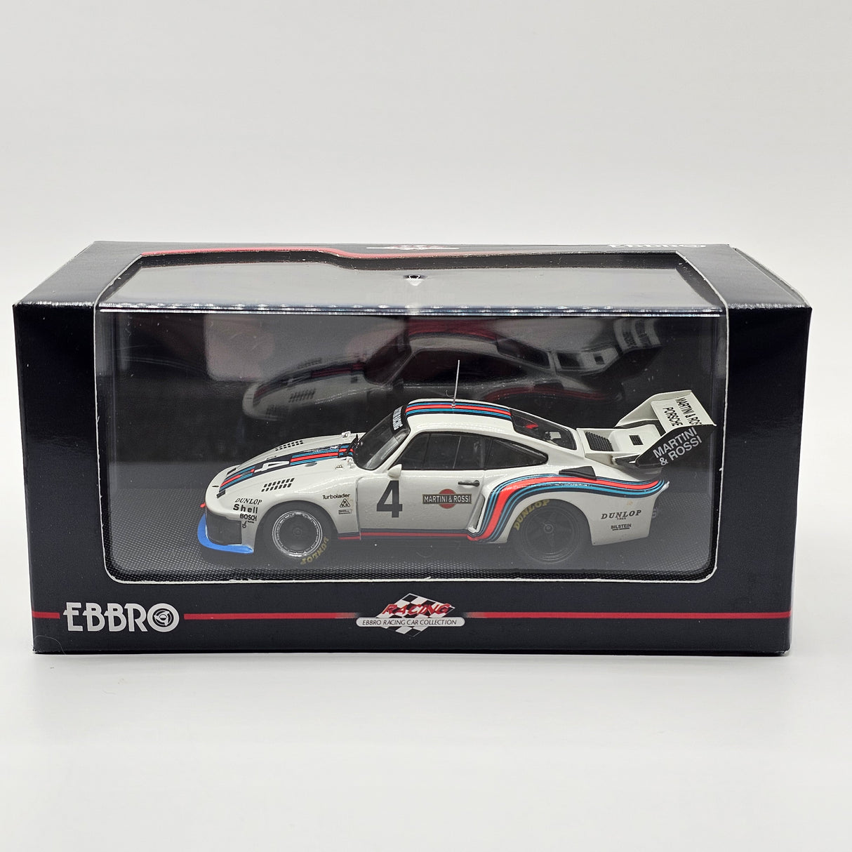 EBBRO Porsche 935 #4 Martini Porsche Racing Watkins Glen 1976 Winner 1/43 Scale