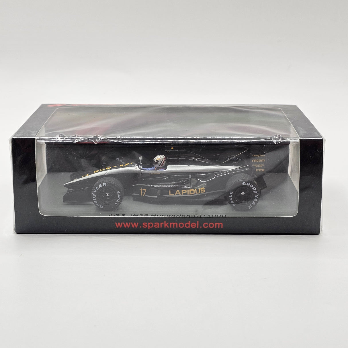 Spark AGS JH25 #17 Gabriele Tarquini Hungarian GP 1990 1/43 Scale S7222