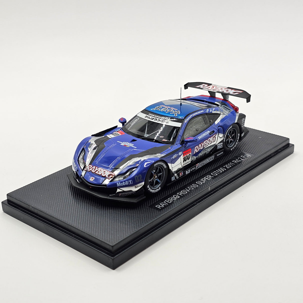 EBBRO Honda HSV-010 #100 Raybrig Team Kunimitsu Super GT GT500 2011 1/43 Scale