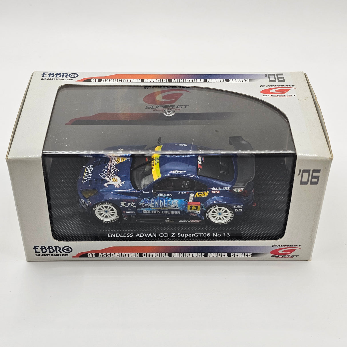 EBBRO Nissan Fairlady Z #13 Endless Sports Super GT GT300 2006 1/43 Scale