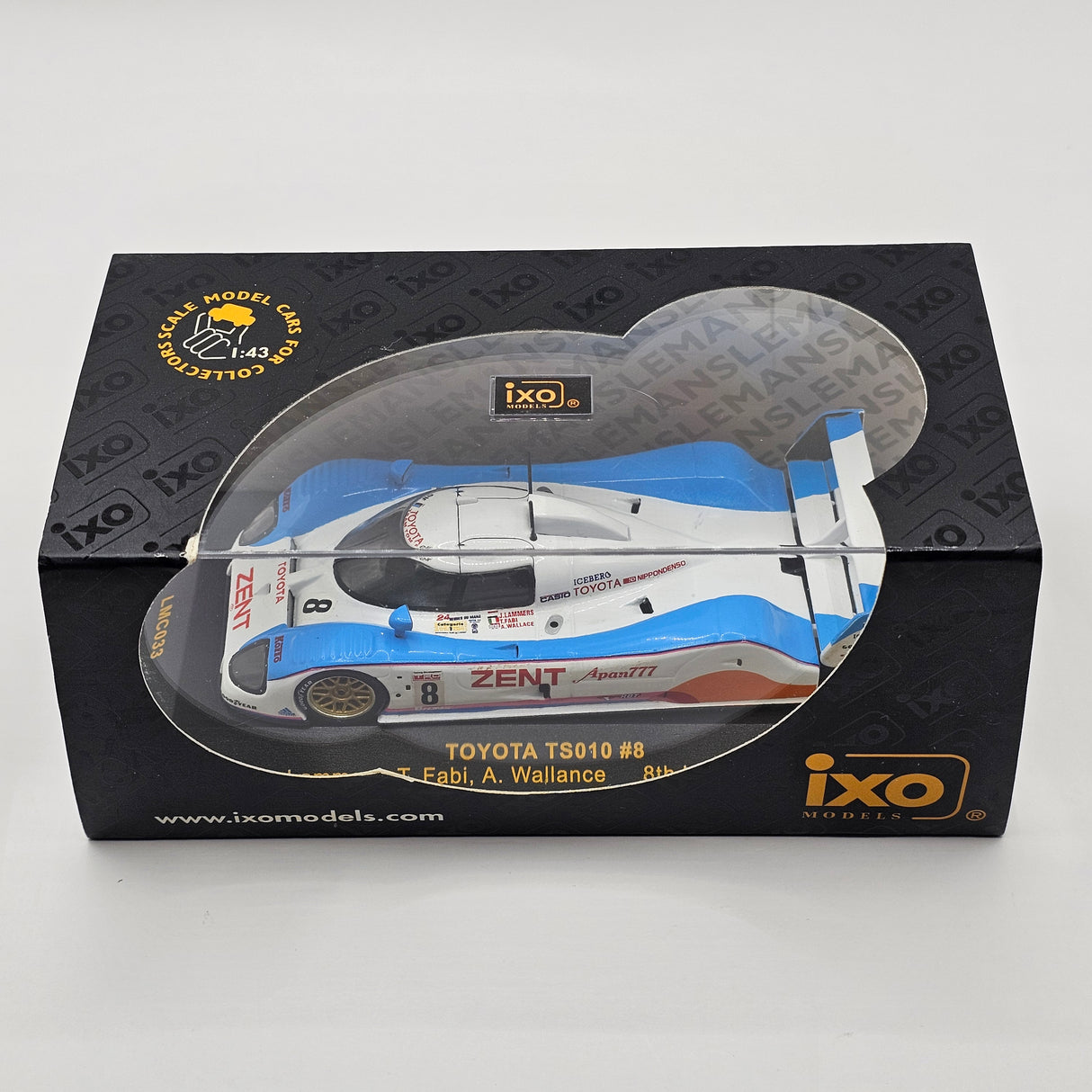 IXO Toyota TS010 #8 Toyota Team TOM'S GB Le Mans 1992 1/43 Scale LMC033