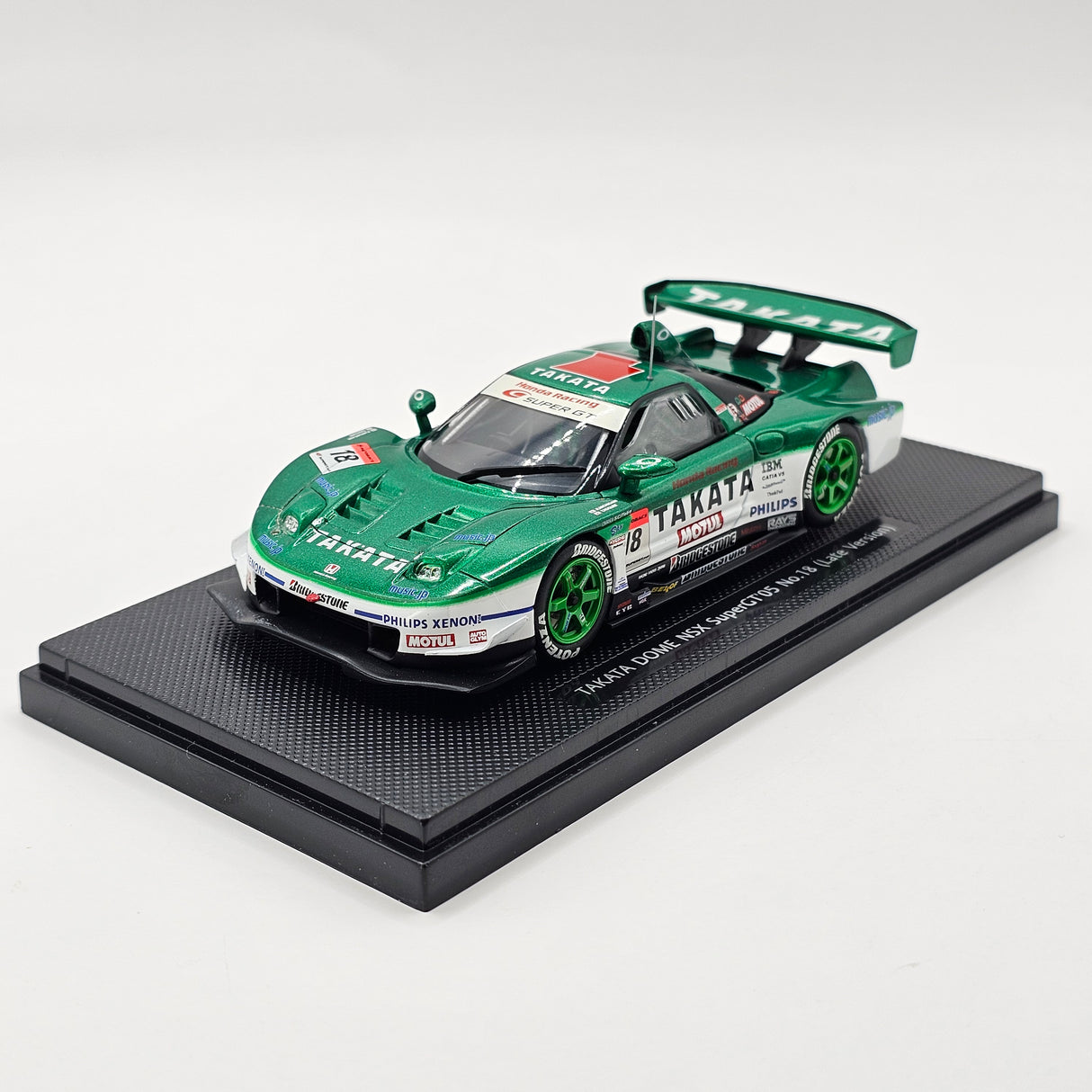 EBBRO Honda NSX GT500 #18 Takata Dome Racing Super GT 2005 (Late) 1/43 Scale