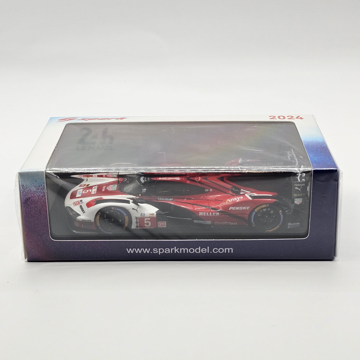 Spark Porsche 963 #5 Porsche Penske Motorsport 24Hrs Le Mans 2024 1/43 Scale S9113