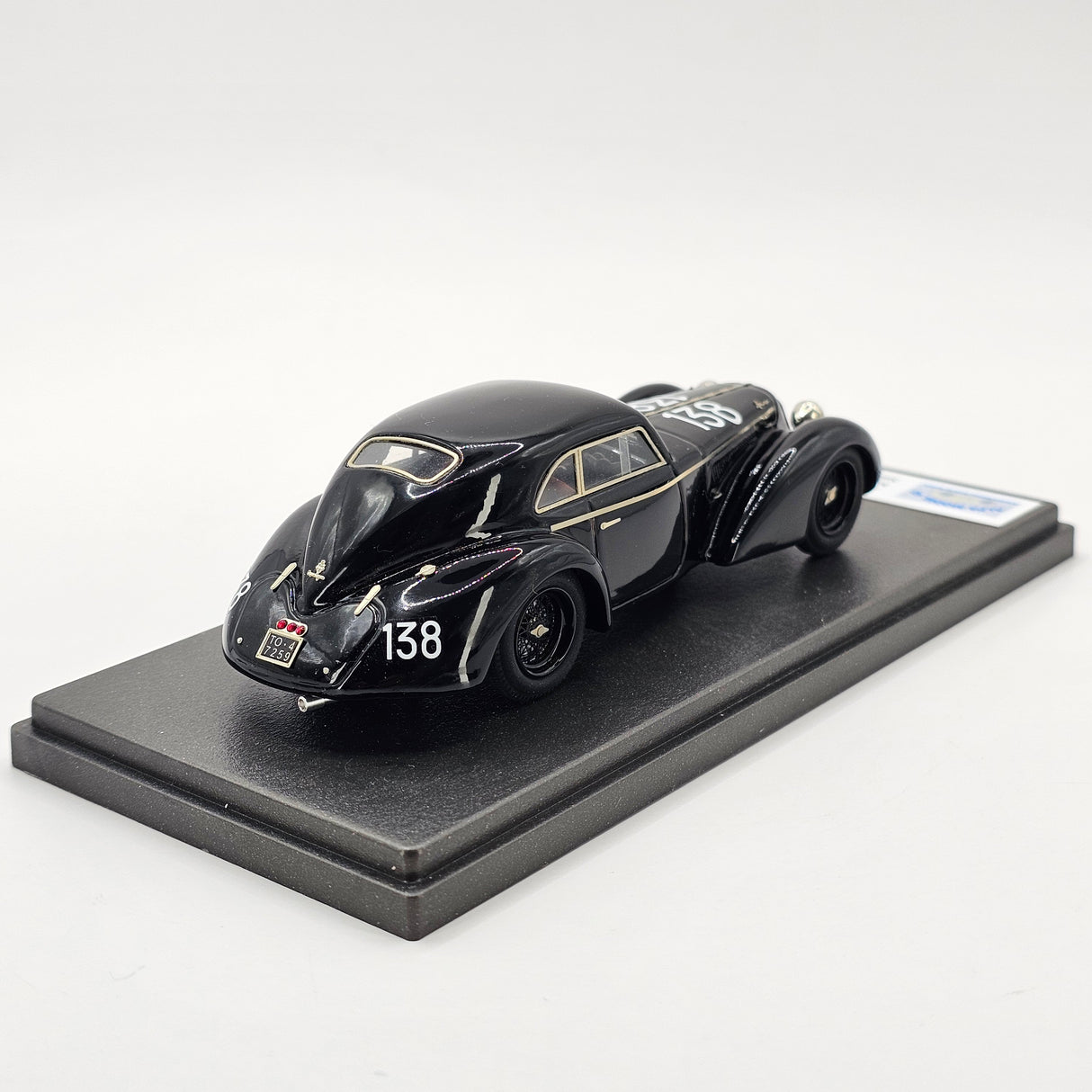 ALFAMODEL Alfa Romeo 6C 2300B MM #138 Salice / Mendoza Mille Miglia 1938 1/43 Scale