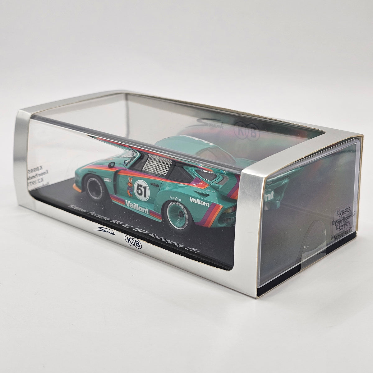 Spark Porsche 935 K2 #51 Kremer Racing Nürburgring 300KM 1977 1/43 Scale