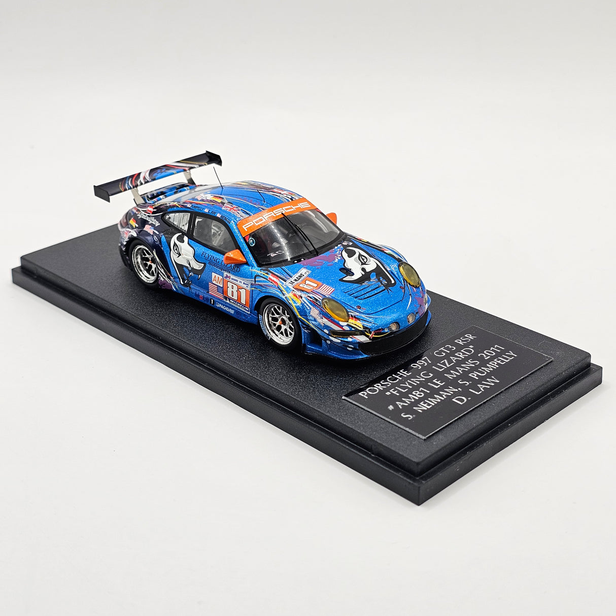 Spark Porsche 997 GT3-RSR #81 Flying Lizard 24Hrs Le Mans 2011 1/43 Scale S3423
