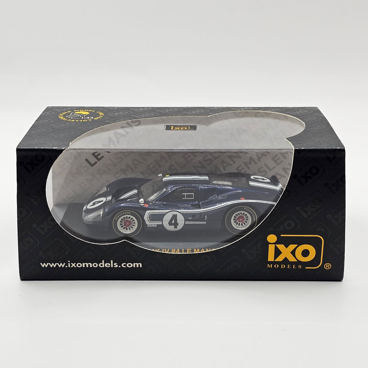 IXO Ford Mark IV #4 Ford Motor Company Holman Moody Le Mans 1967 1/43 Scale