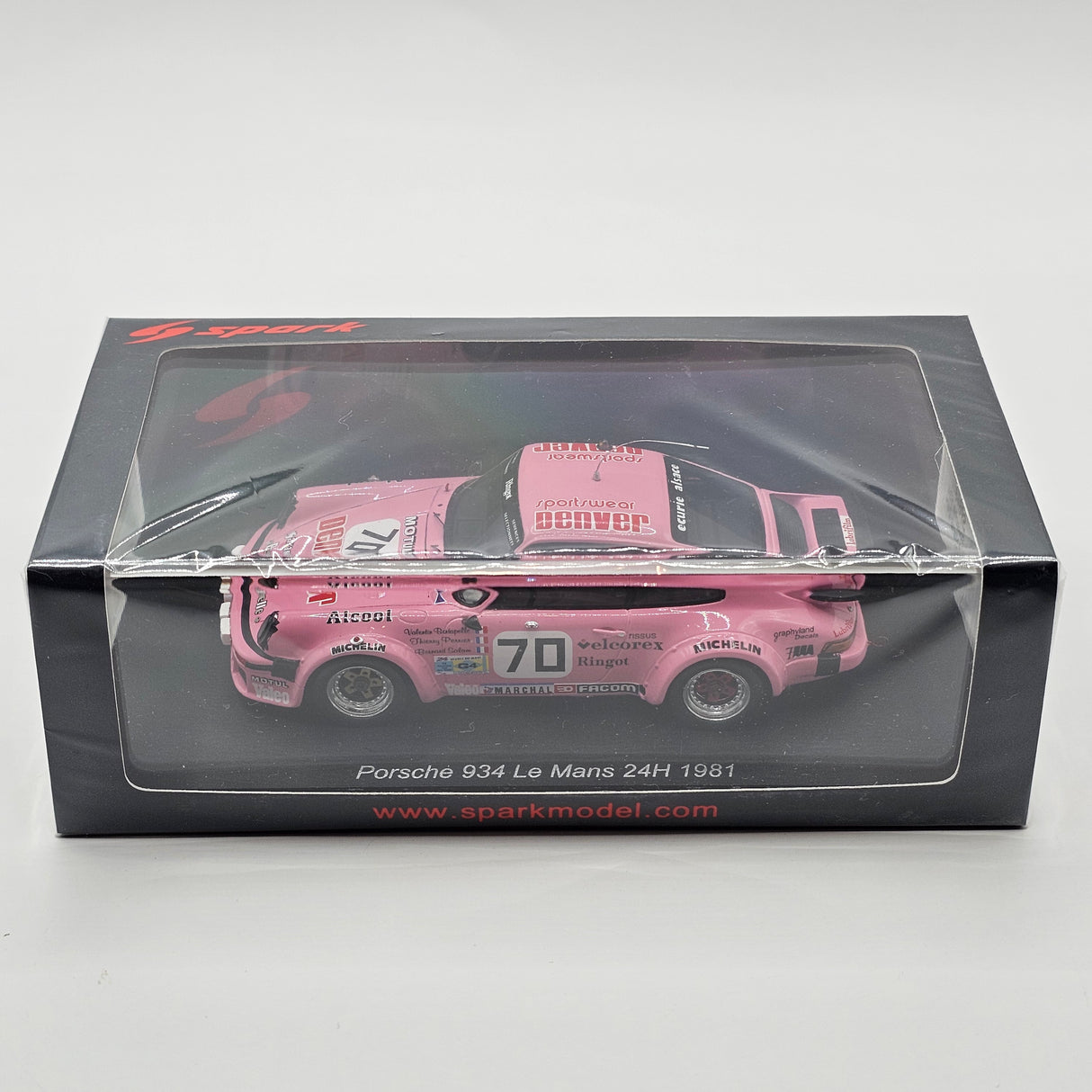 Spark Porsche 934 #70 T. Perrier Le Mans 24H 1981 Class Winner 1/43 Scale S9846