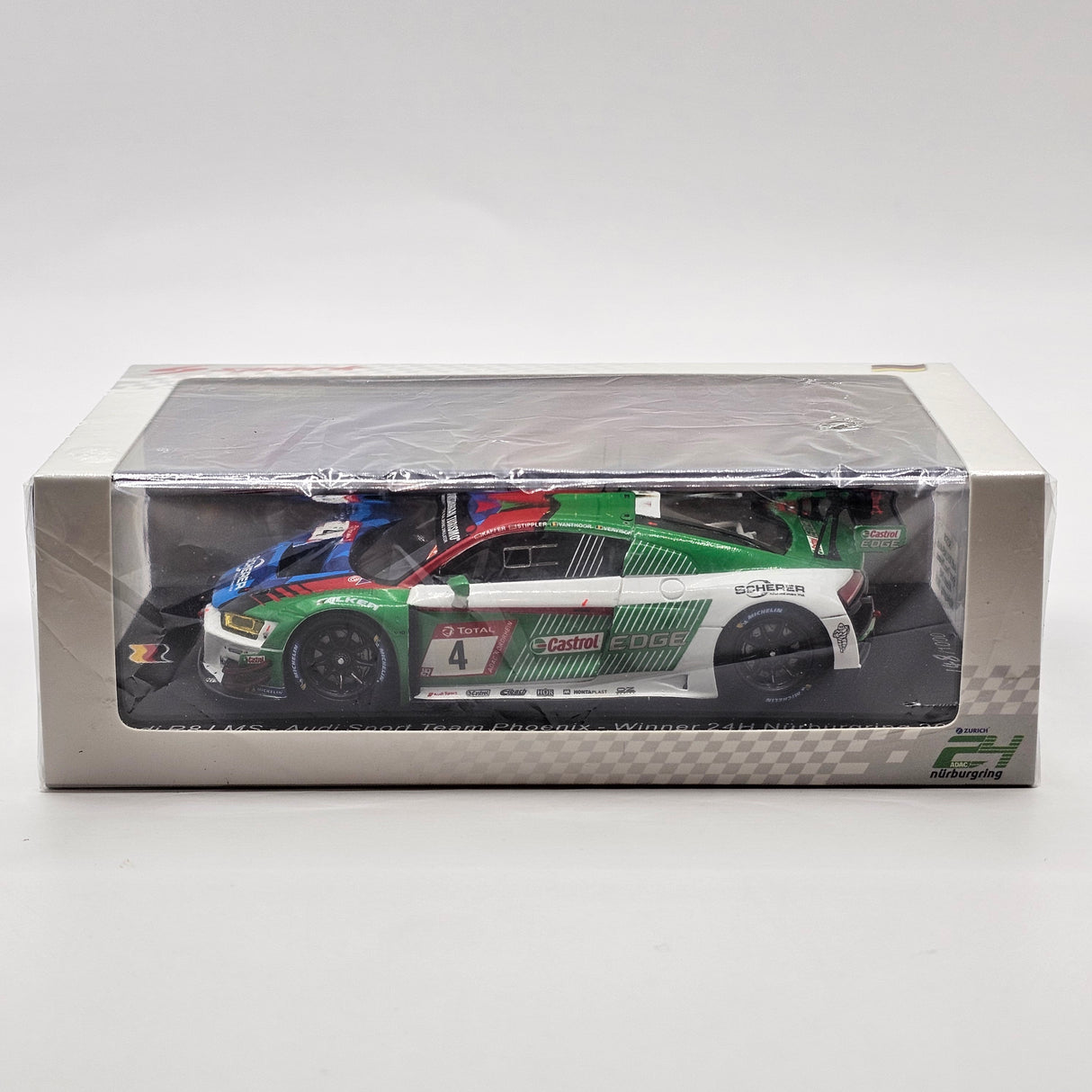 Spark Audi R8 LMS #4 Team Phoenix Winner 24Hrs Nurburgring 2019 1/43 Scale
