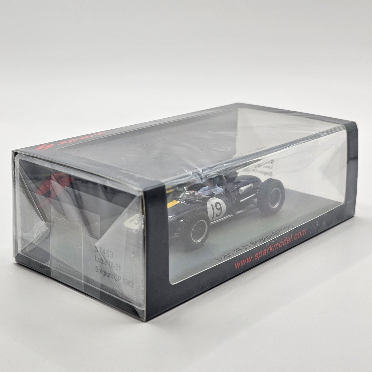 Spark Lotus 18-21 #19 Lucien Bianchi Belgium F1 GP 1962 1/43 Scale S7453