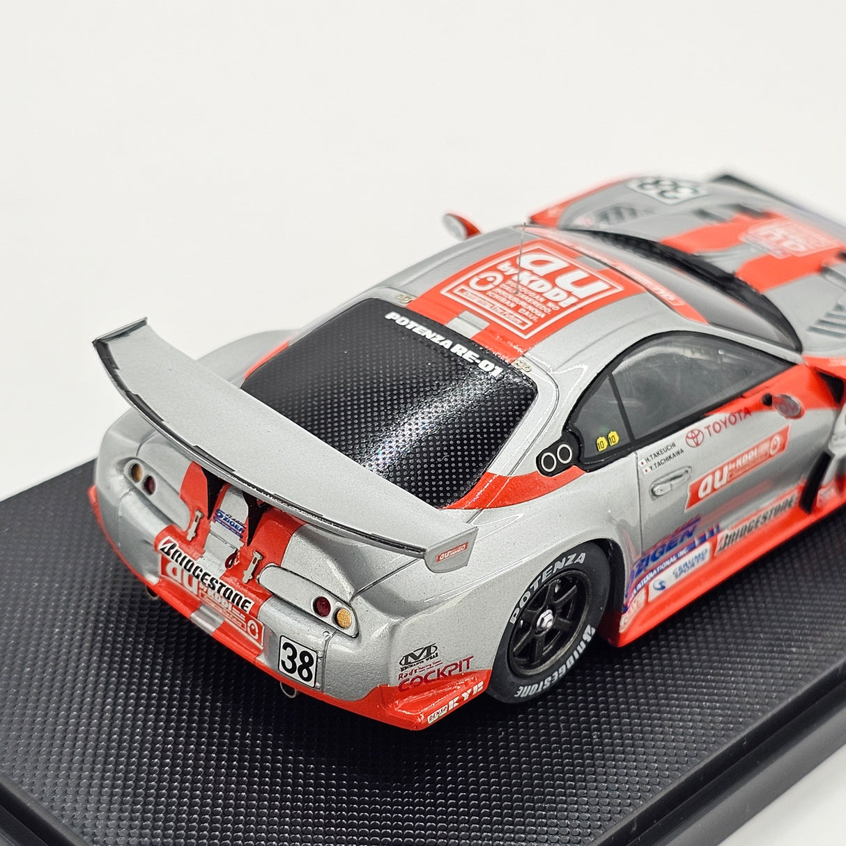 EBBRO P4 Toyota Supra GT500 #38 au Toyota Team Cerumo JGTC 2003 1/43 Scale