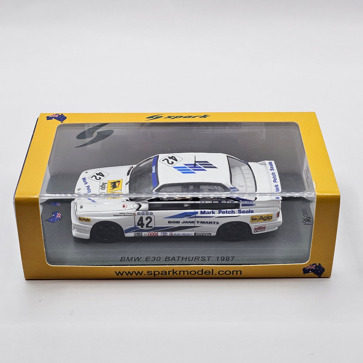 Spark BMW M3 #42 BMW Motorsport / CiBiEmme Bathurst 1000 1987 1/43 Scale AS030