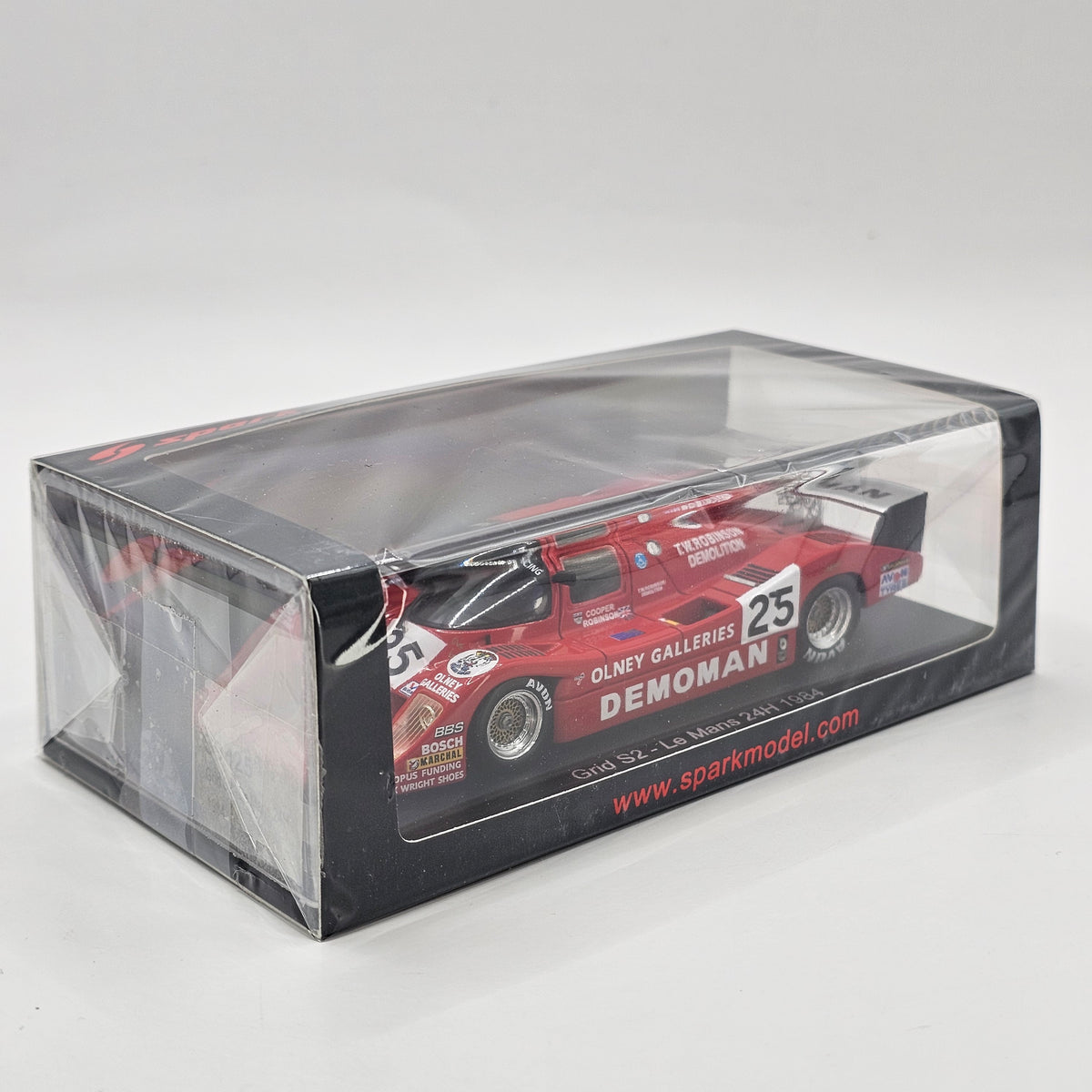 Spark Grid S2 #25 Charles Ivey Racing 24Hrs Le Mans 1984 1/43 Scale S9425