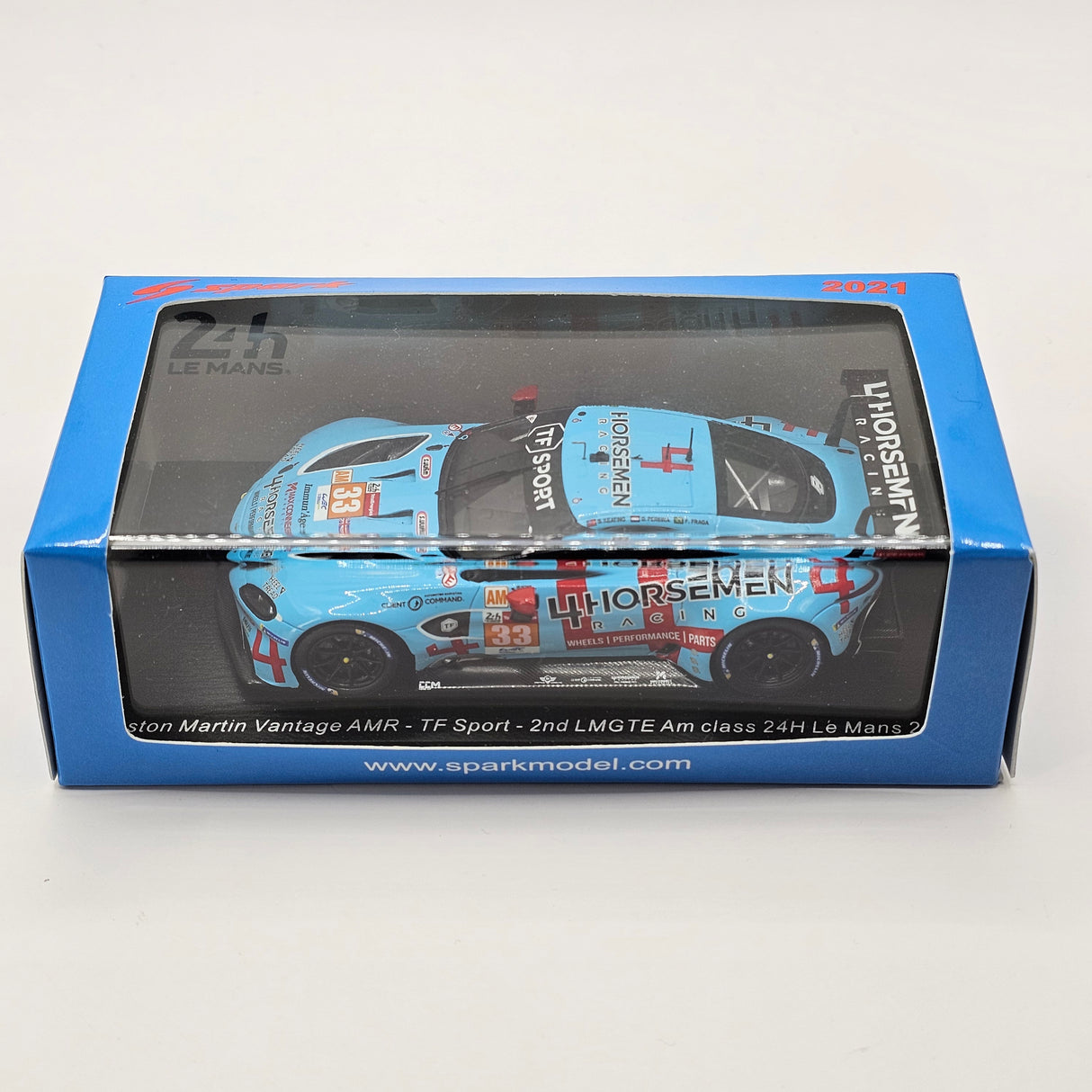 Spark Aston Martin Vantage AMR #33 TF Sport 24Hrs Le Mans 2021 1/43 Scale