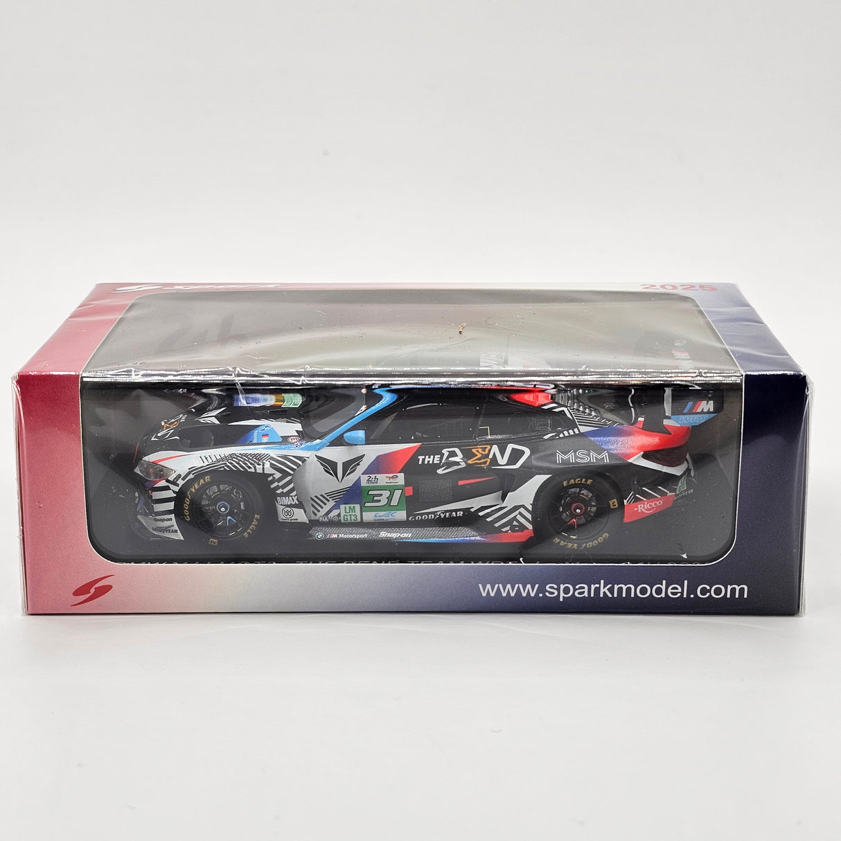 Spark BMW M4 LMGT3 #31 The Bend Team WRT 24 Hours of Le Mans 2025 1/43 Scale S9292