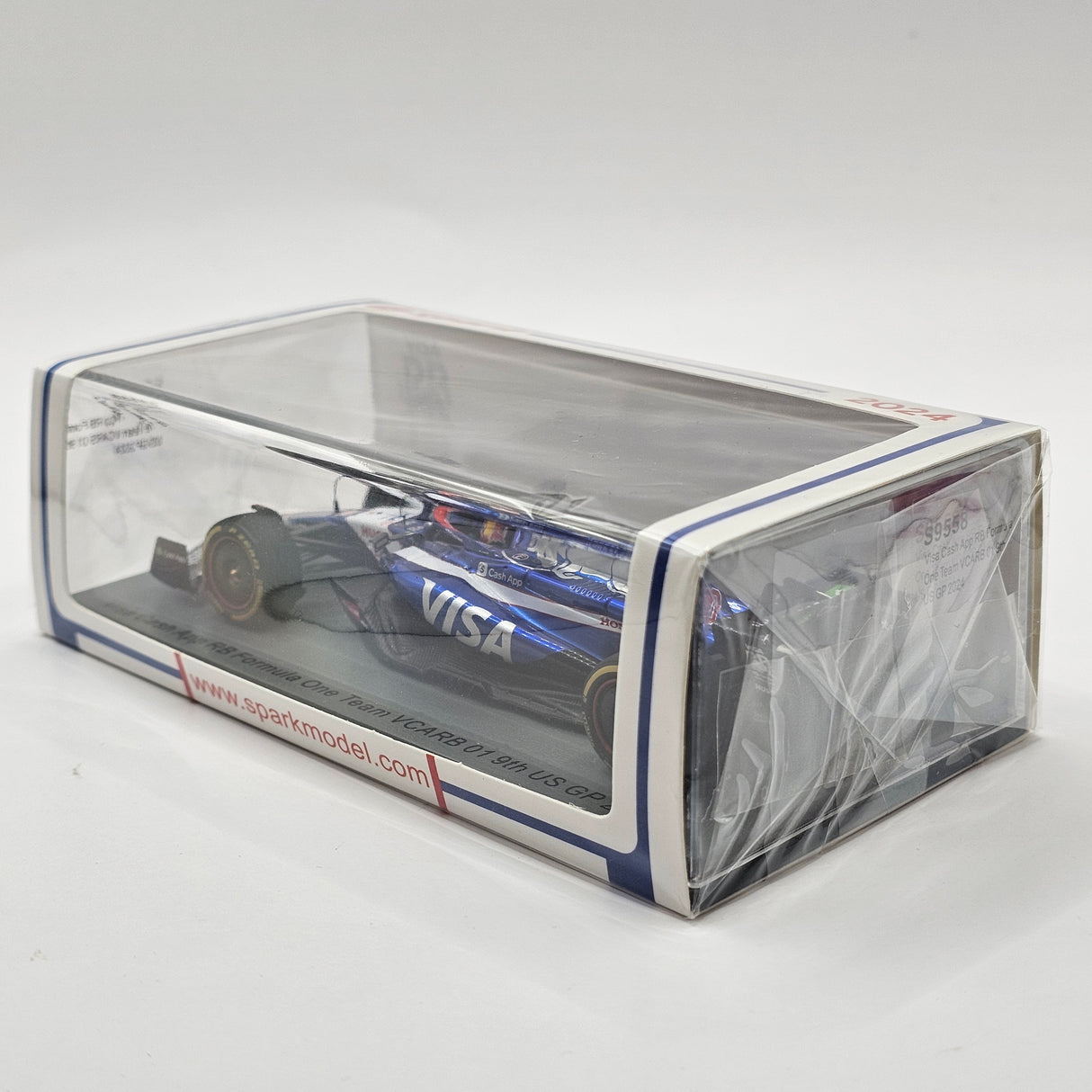 Spark Visa Cash App F1 Team VCARB 01 #30 Lawson US F1 GP 2024 1/43 Scale S9558