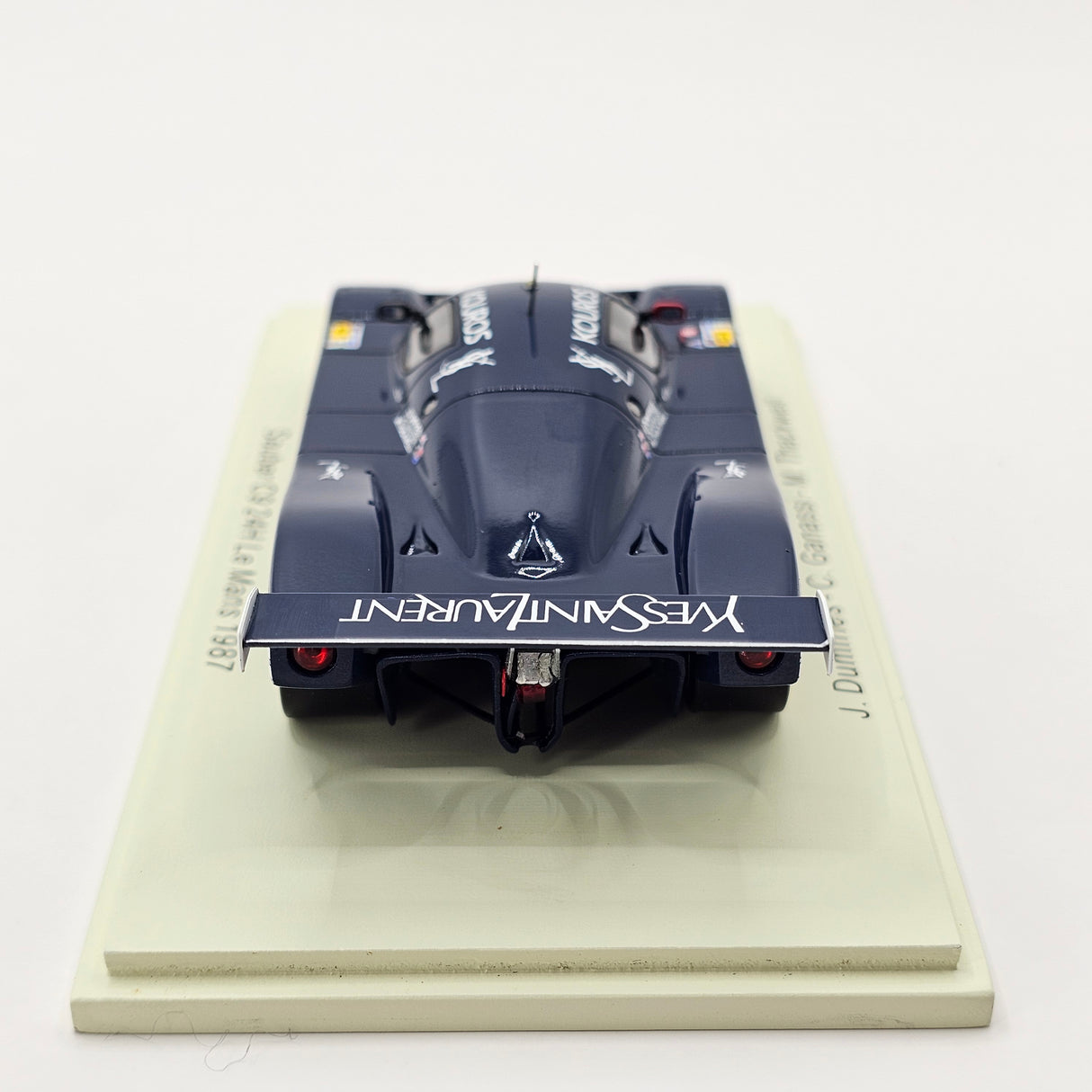 Spark Mercedes Sauber C9 #62 Kouros Racing 24Hrs Le Mans 1987 1/43 Scale S1256