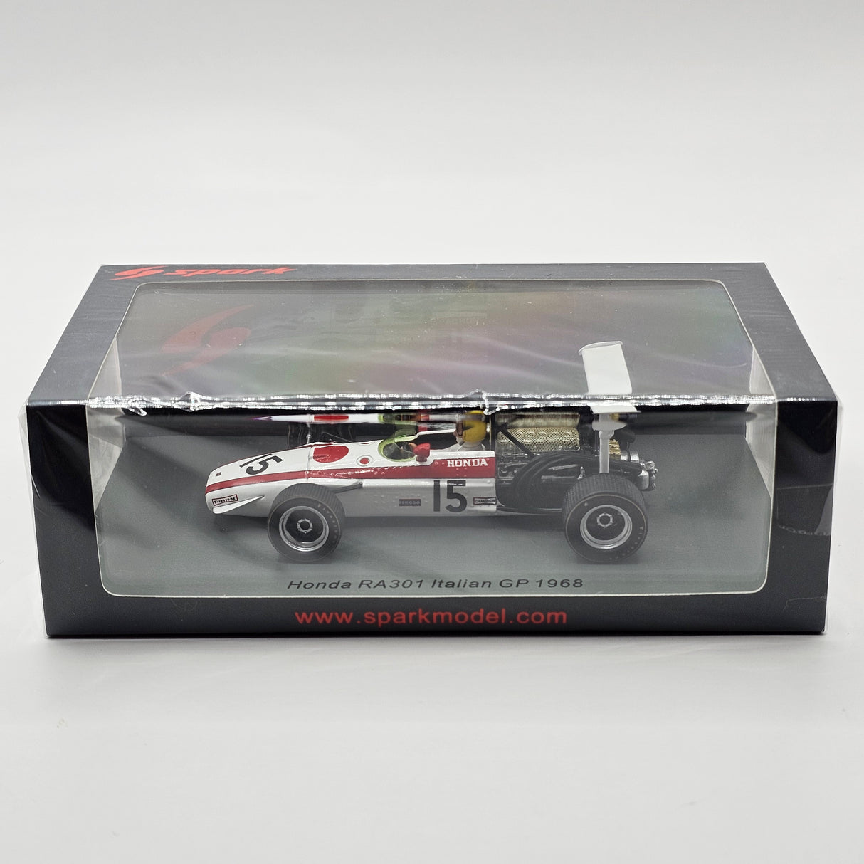 Spark Honda RA301 #15 David Hobbs Italian F1 GP 1968 1/43 Scale S6225
