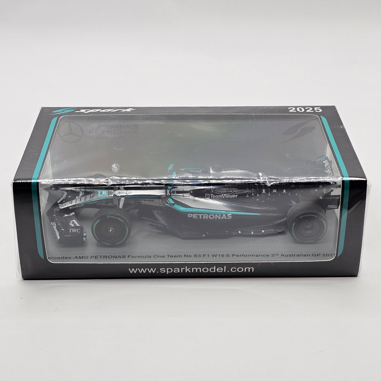 Spark Mercedes F1 W16 #63 George Russell Australian GP 2025 3rd 1/43 Scale S9572