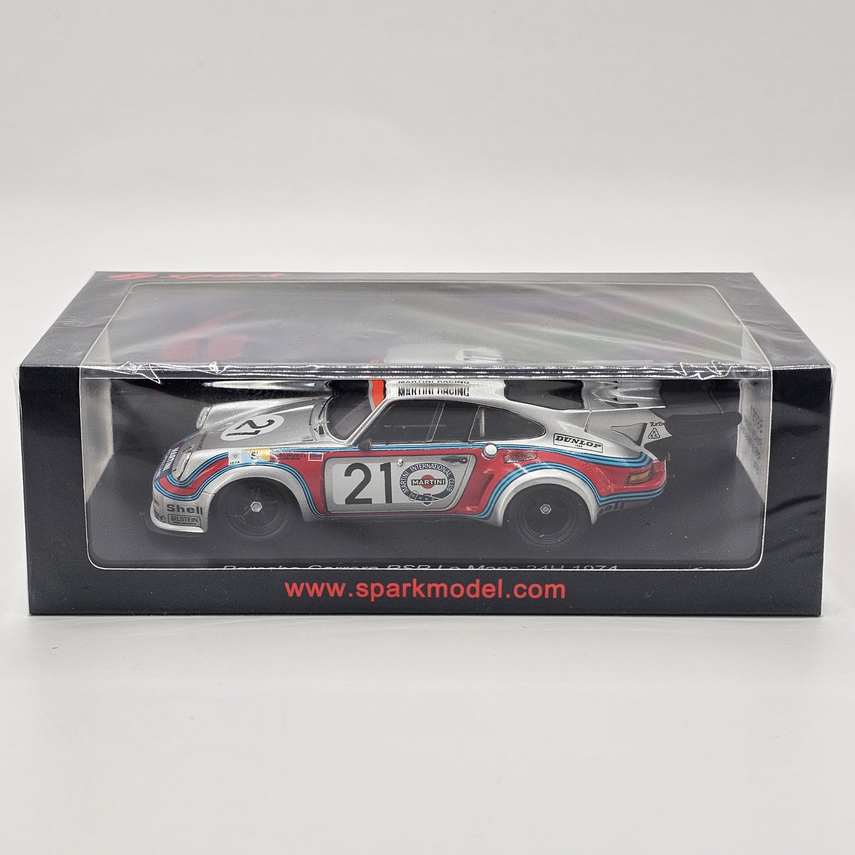 Spark Porsche 911 Carrera RSR Turbo #21 Martini Racing 24Hrs Le Mans 1974 1/43 Scale