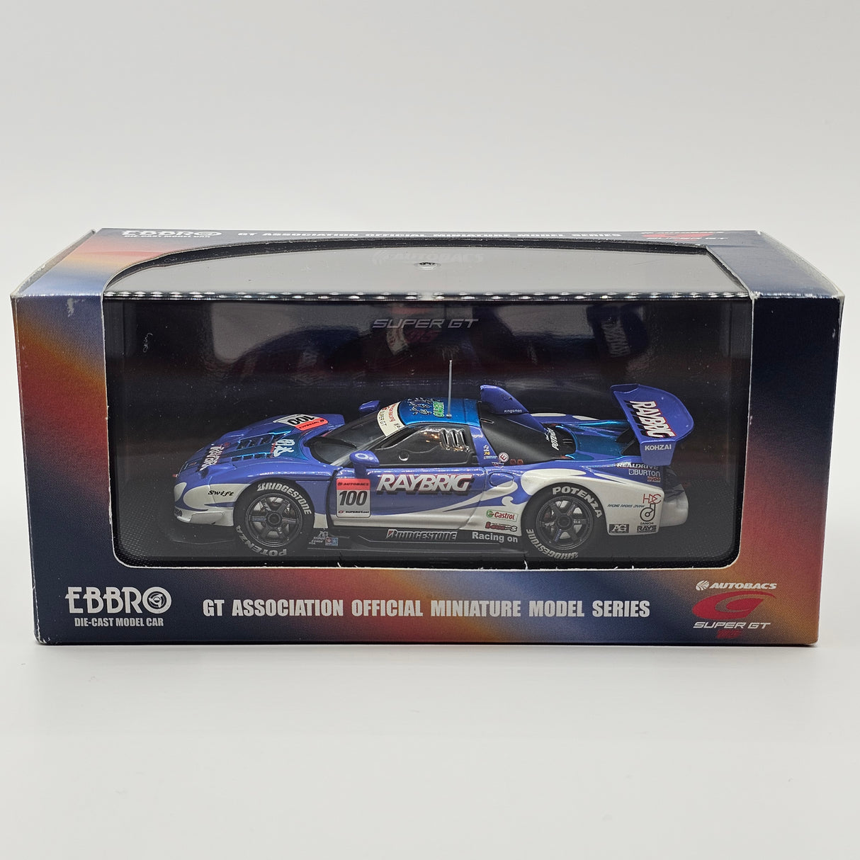 EBBRO Honda NSX #100 Raybrig Team Kunimitsu Super GT GT500 2005 (Late) 1/43 Scale