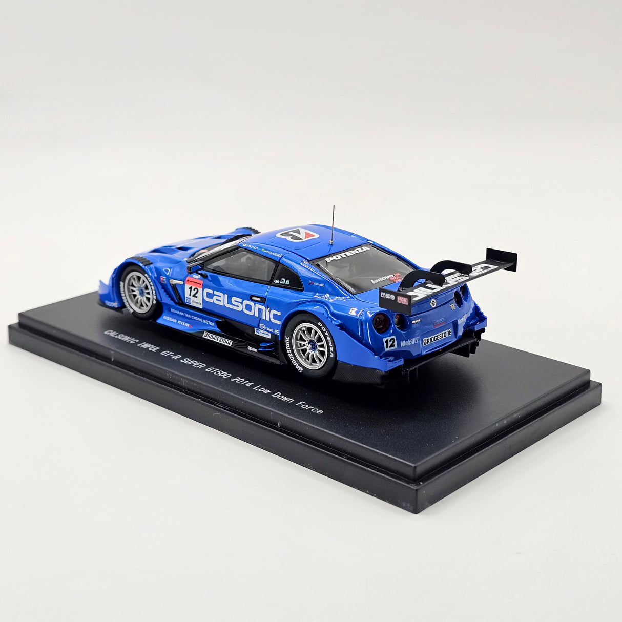 EBBRO Nissan GT-R GT500 #12 Calsonic Team Impul Super GT 2014 (L.Downforce) 1/43 Scale