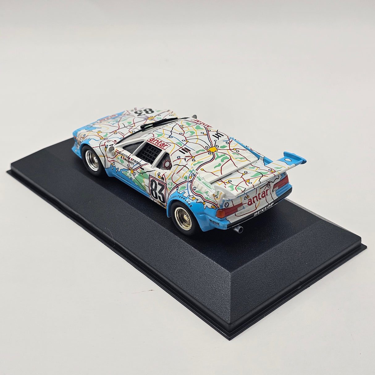 Quartzo BMW M1 #83 BMW-France Le Mans 24Hrs 1980 1/43 Scale