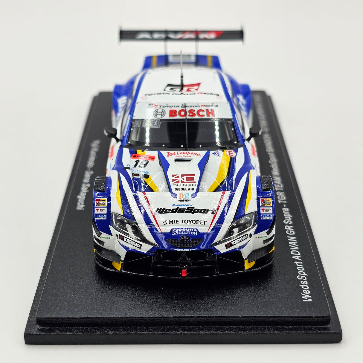 Spark Toyota GR Supra GT500 #19 WedsSport Bandoh Super GT 2023 1/43 Scale