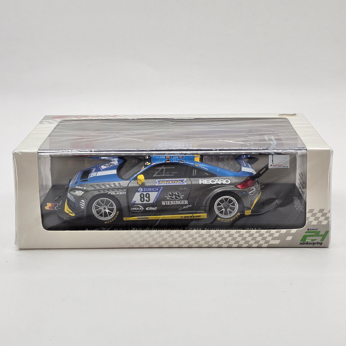 Spark Audi TT RS2 #89 LMS Engineering 24Hrs Nurburgring 2017 1/43 Scale