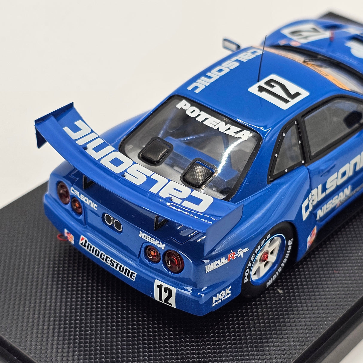 EBBRO P-4 Nissan Skyline R34 GT-R GT500 #12 Calsonic JGTC 1999 1/43 Scale