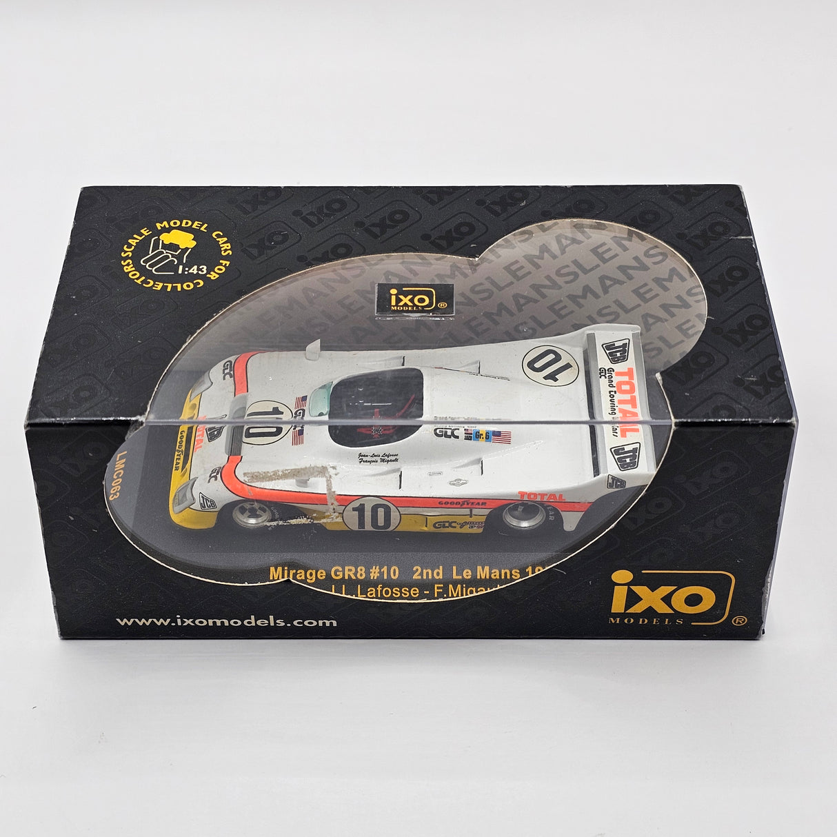 IXO Mirage GR8 #10 Grand Touring Cars Inc Le Mans 1976 1/43 Scale LMC063