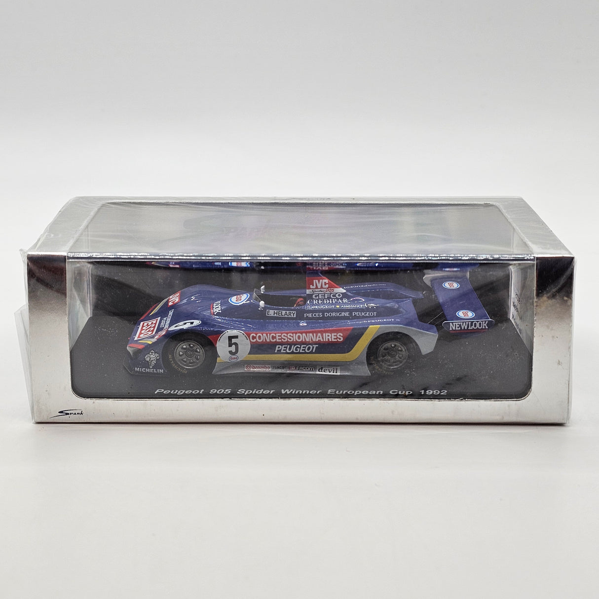 Spark Peugeot 905 Spyder #5 Éric Hélary Winner European Cup 1992 1/43 Scale S1275