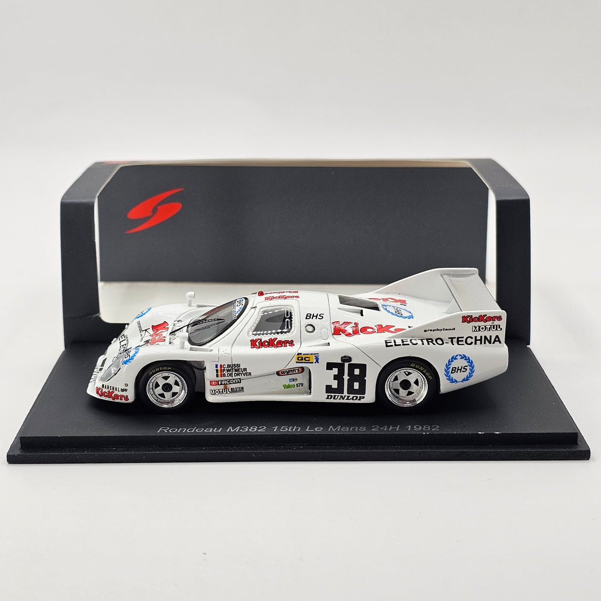 Spark Rondeau M382 #38 C. Bussi 24 Hours of Le Mans 1982 1/43 Scale S8460