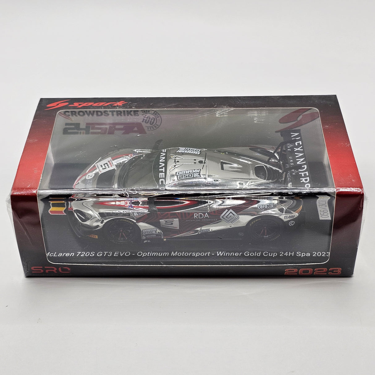 Spark McLaren 720S GT3 EVO #5 Optimum Motorsport Gold Winner 24Hrs Spa 2023 1/43 Scale
