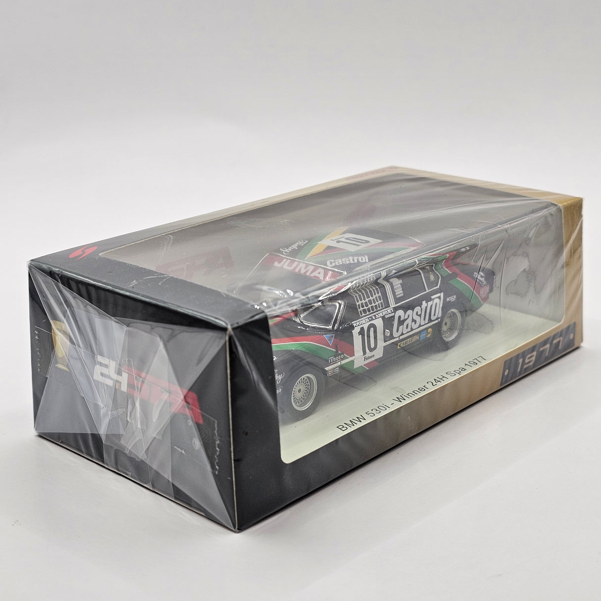 Spark BMW 530i #10 BMW Castrol/Juma Winner 24 Hours of Spa 1977 1/43 Scale 43SPA1977