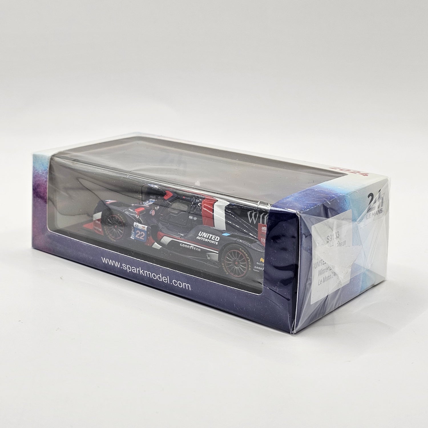 Spark Oreca 07 Gibson #22 United Autosport LMP2 Winner Le Mans 2024 1/43 Scale