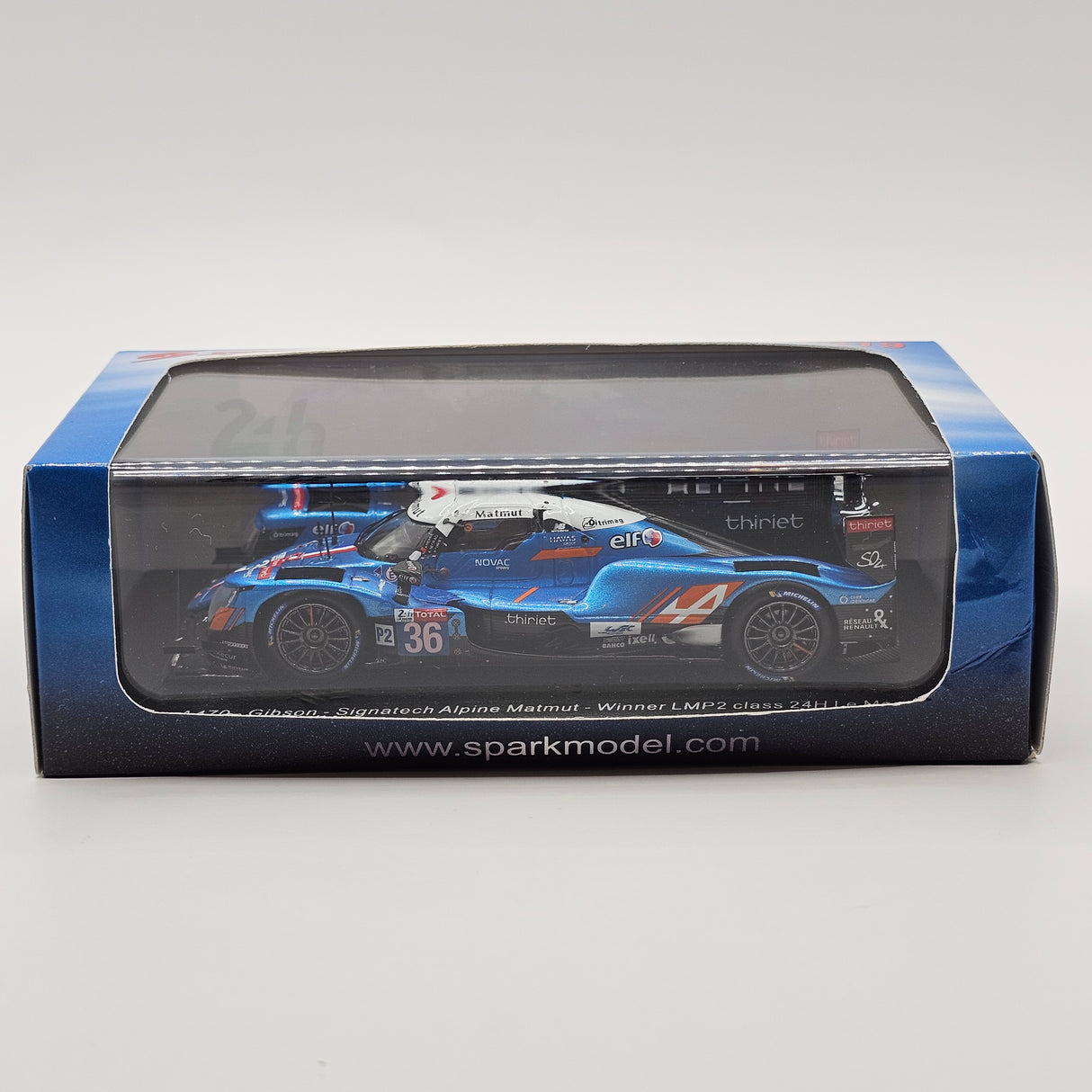 Spark Alpine A470 #36 Signatech Alpine Matmut 24Hr Le Mans 2019 LMP2 Win 1/43 Scale