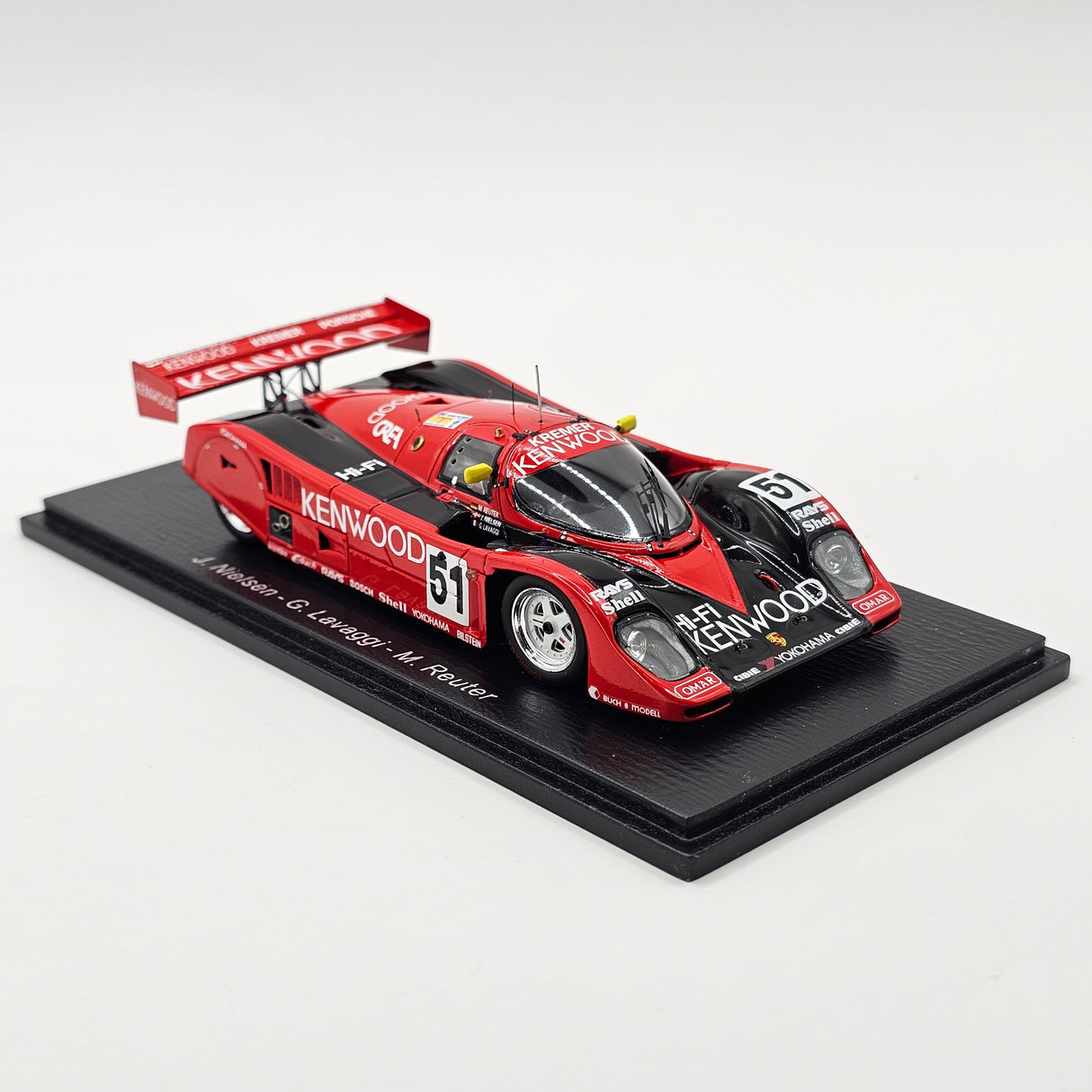 Spark Porsche 962C K6 #51 Porsche Kremer Racing 24Hrs Le Mans 1992 1/43 Scale