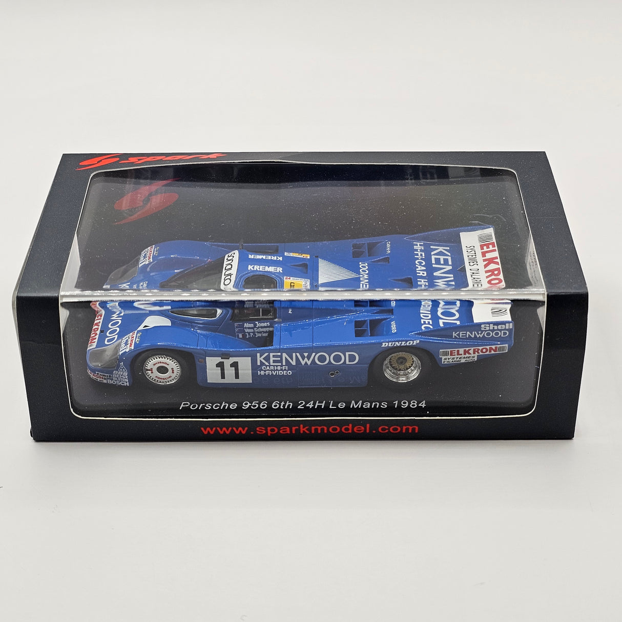 Spark Porsche 956B #11 Porsche Kremer Racing 24Hrs Le Mans 1984 1/43 Scale S9858